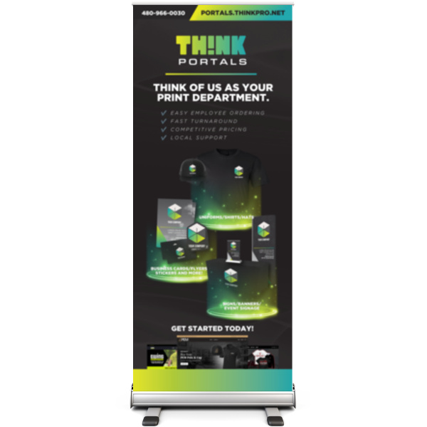 Retractable Banner Stands 33x81 Thumbnail